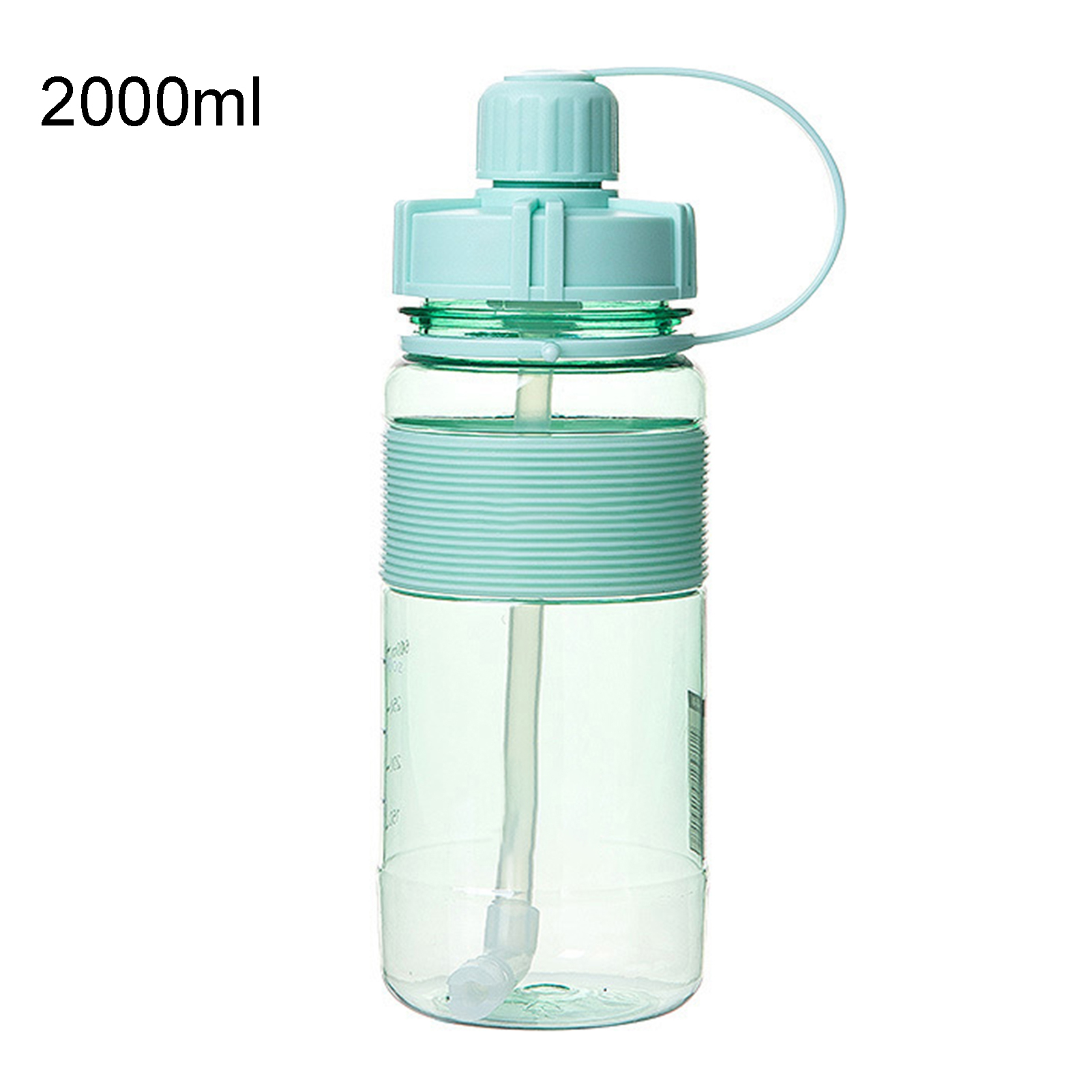 Large Capacity Water Bottle Sports Drinking Outdoor Portable Kettle with Straw 