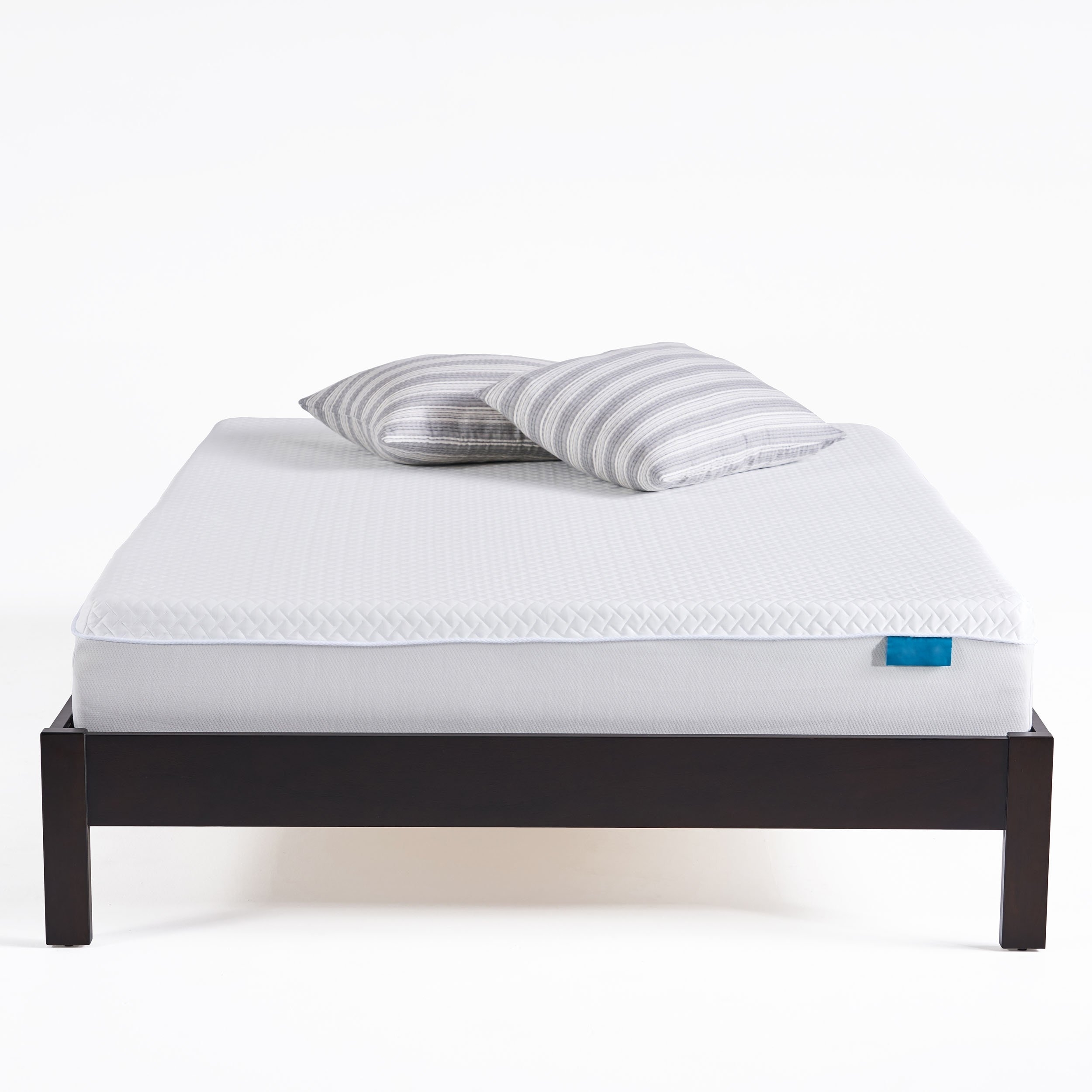 Barchetta 11" Hybrid Medium Firm Cool to Touch Mattress, White and Gray - twin