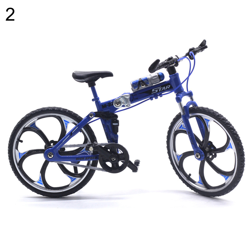 Gift Finger Bike Kids Toy Diecast Model Home Decoration Road Bicycle Mini Alloy