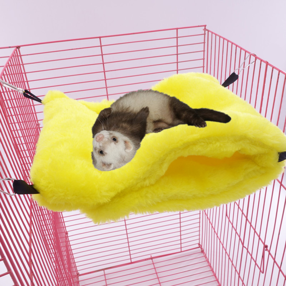 Hammock House for Pet Ferret Rat Hamster Parrot Squirrel Hanging Bed Toy Divine 