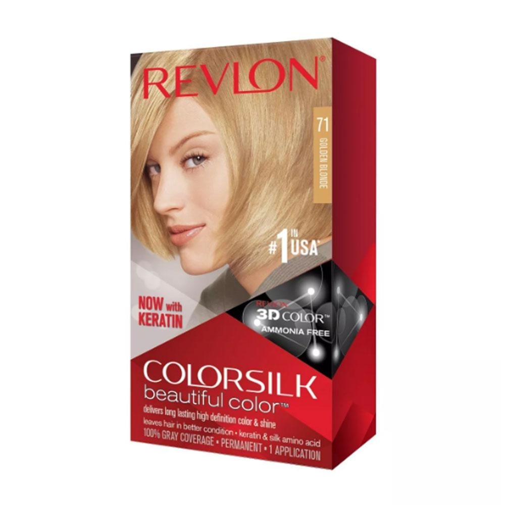 Revlon Colorsilk Beautiful Permanent Hair Color, Golden Blonde