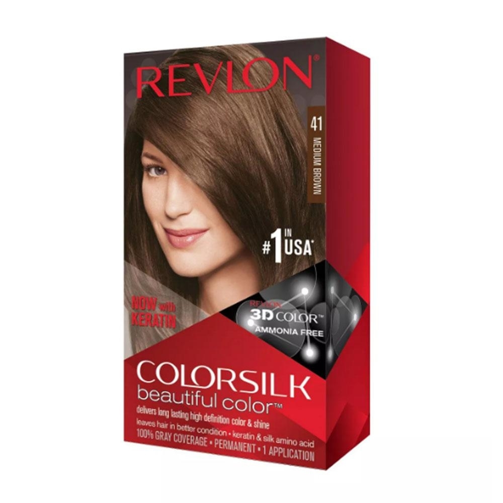 Revlon Colorsilk Beautiful Permanent Hair Color, Medium Brown