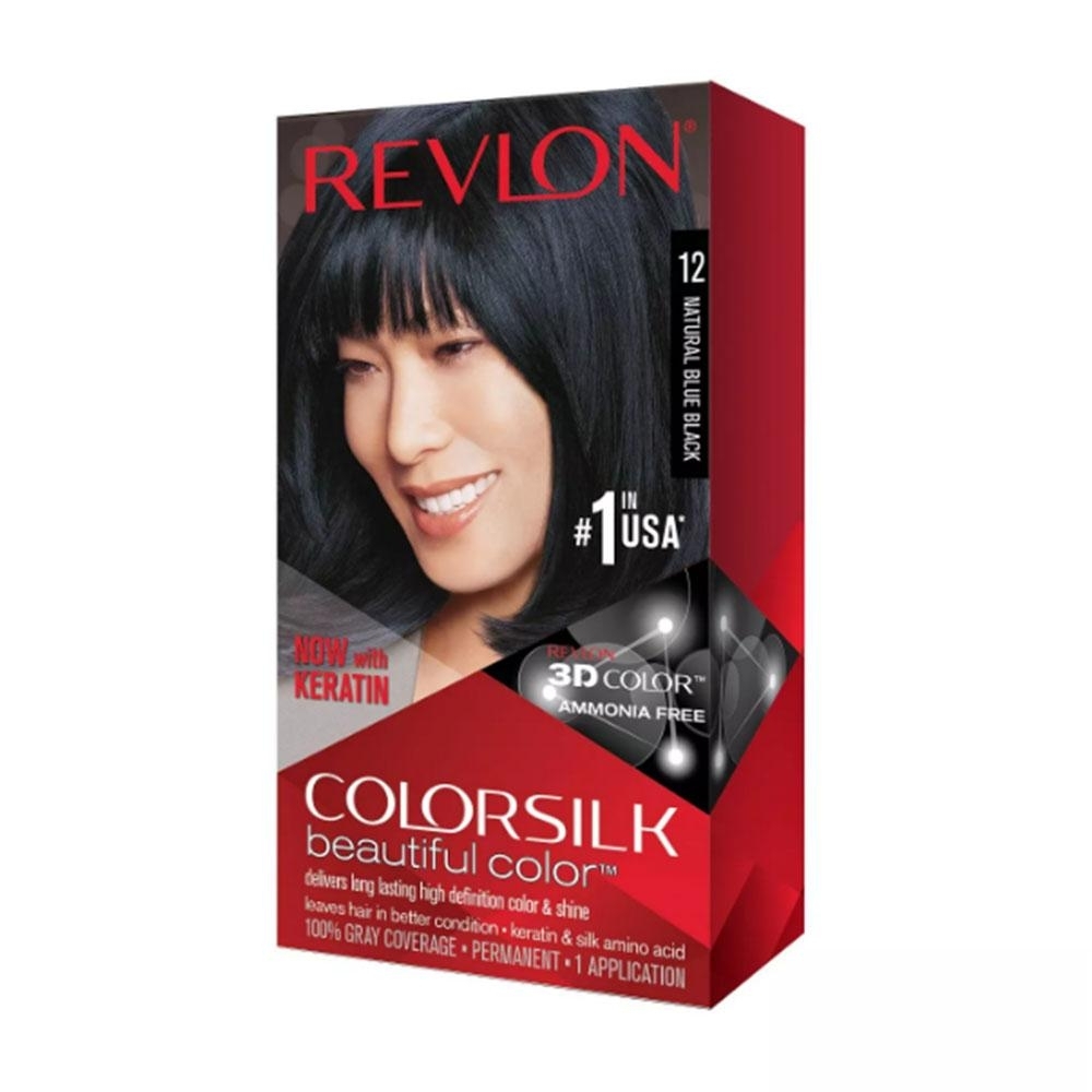 Revlon Colorsilk Beautiful Permanent Hair Color, Natural Blue Black