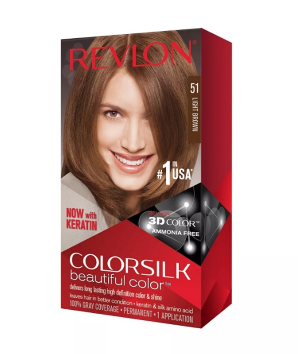 Revlon Colorsilk Beautiful Permanent Hair Color, Light Brown