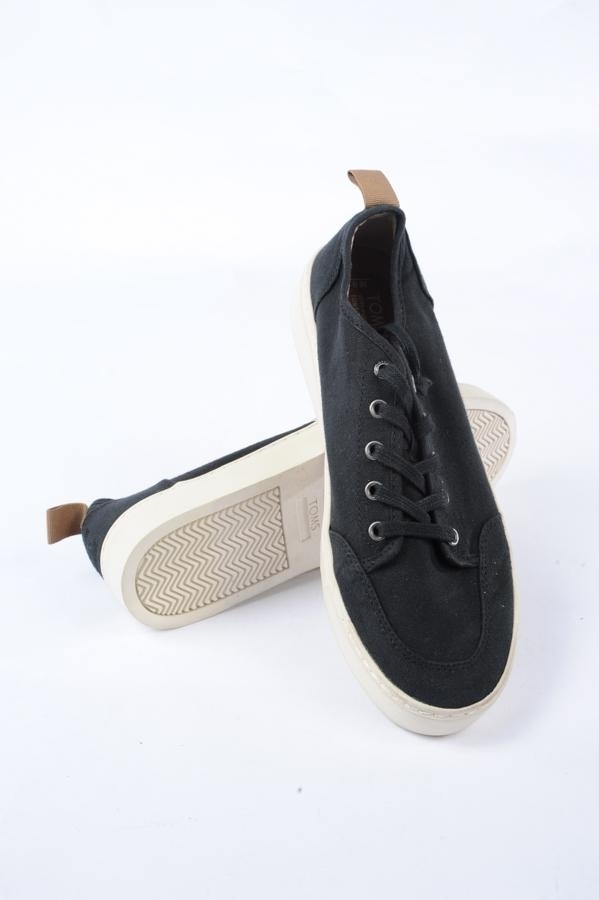 Toms Black Sneakers Mens Casual Shoes (Black,MS Shoe US9.0)