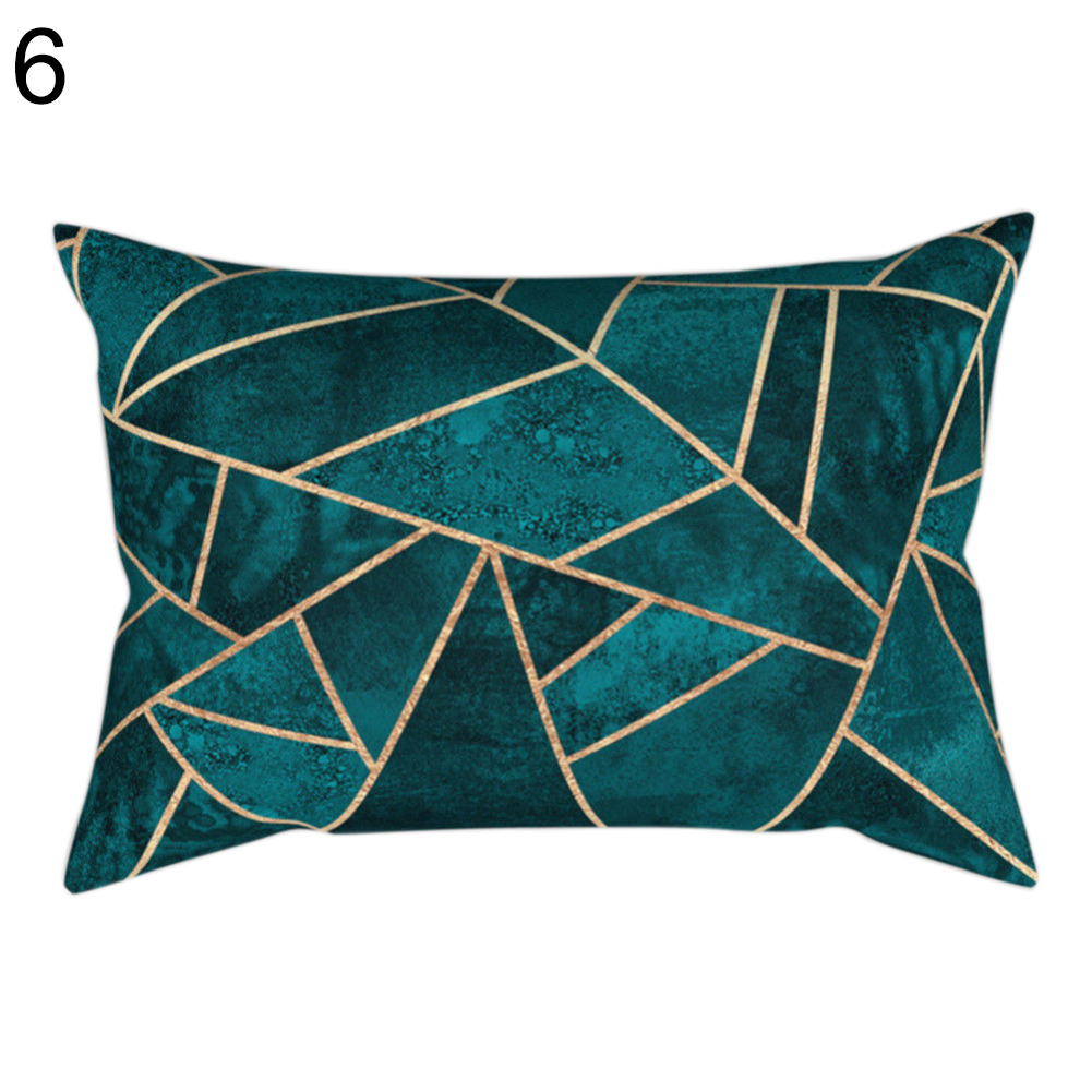 Rectangle Geometric Pillows Case Throw Pillow Cushions Cover Home Decor Novelty