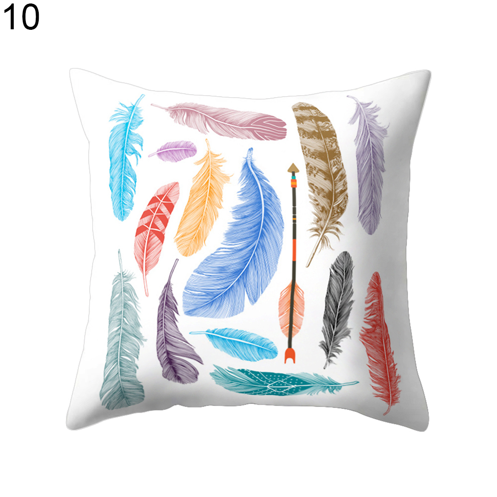 Cushion Cover Colorful Dream Catcher Patterns Square Sofa Decorativ PillowCases