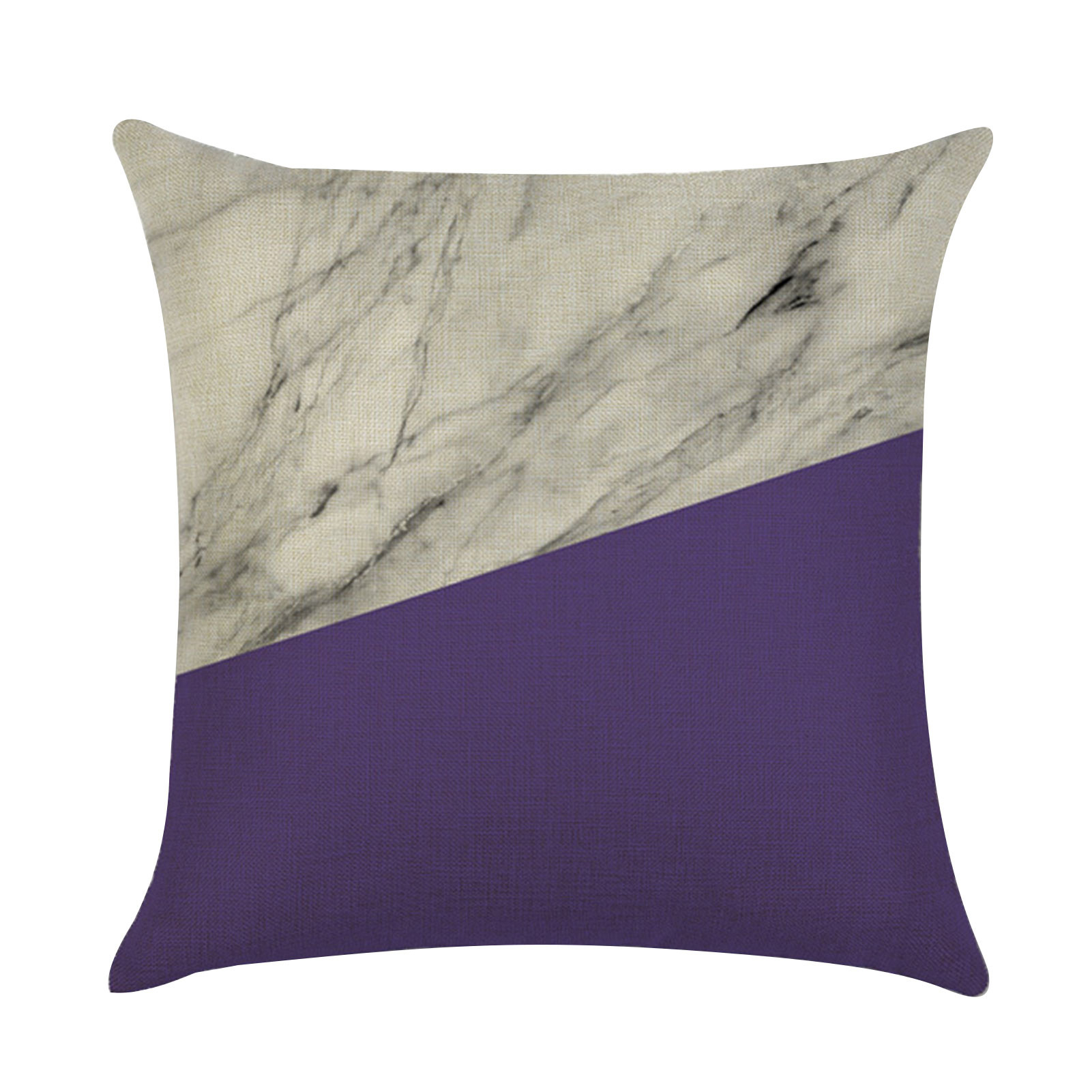 4pcs 45x45cm Pillow Covers Pillowcase Mermaid Sofa Waist Throw Linen Cushion US 