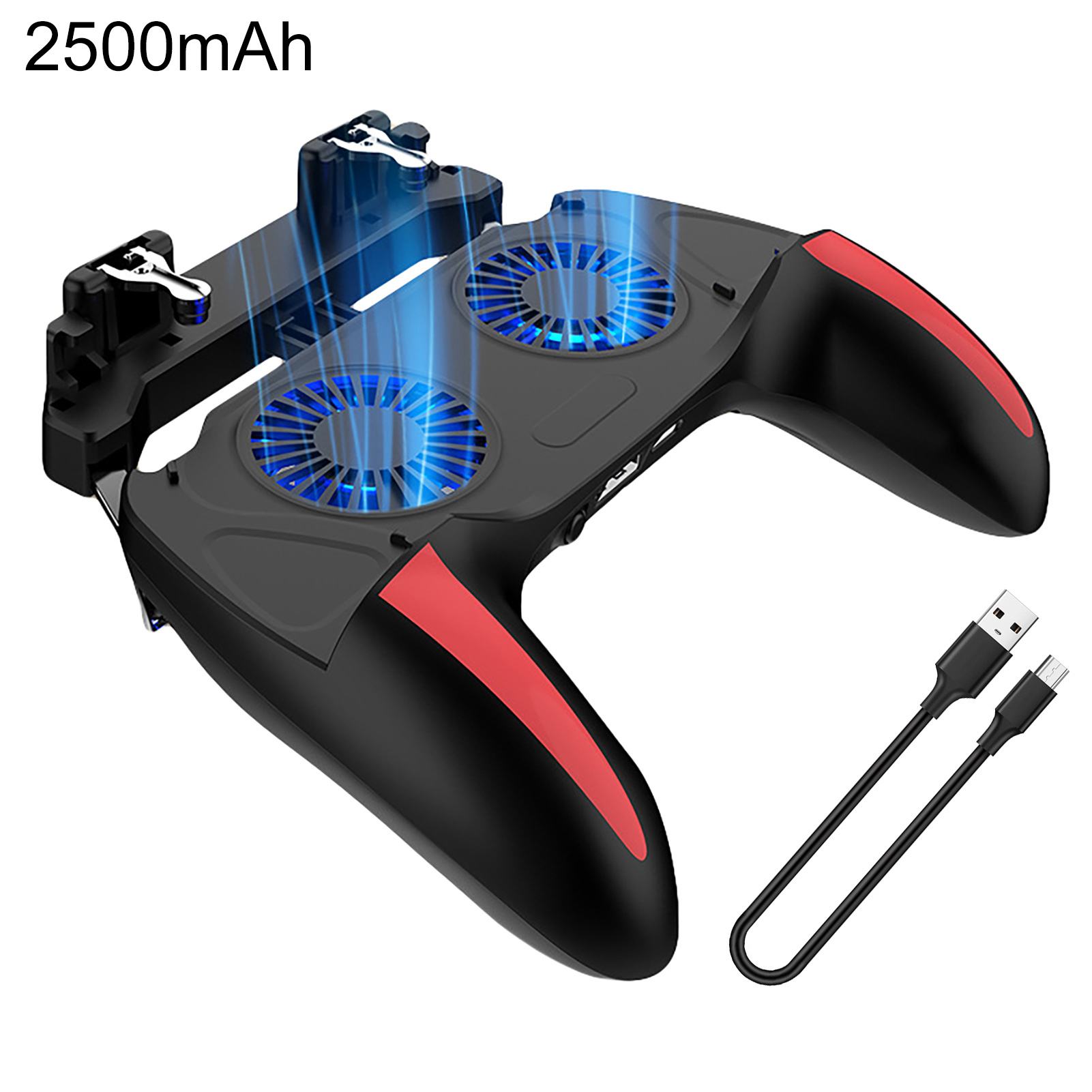H10 Game Gamepad Ergonomic Sensitive No Delay Four Finger Mobile Phone Gaming Trigger Grip Handle for Android - 2500