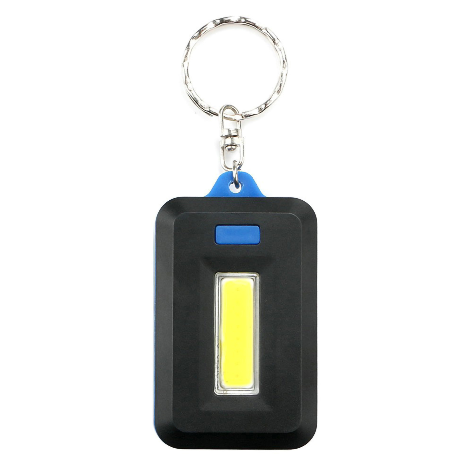 USB COB LED Flash Light Pocket Torch Key Flashlight Keychain ULTRA STRONG