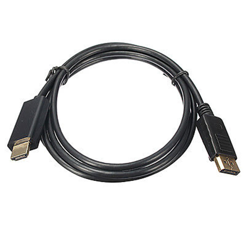 1.8m HD 1080P Display Port DP Male to HDMI Male AV Cable Adaptor for PC Laptop