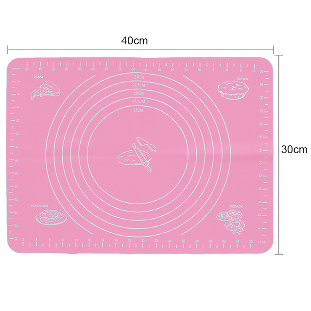 45x60cm Non-Stick Silicone Pad Baking Sheet Soap Rolling Mat Baking Mat 